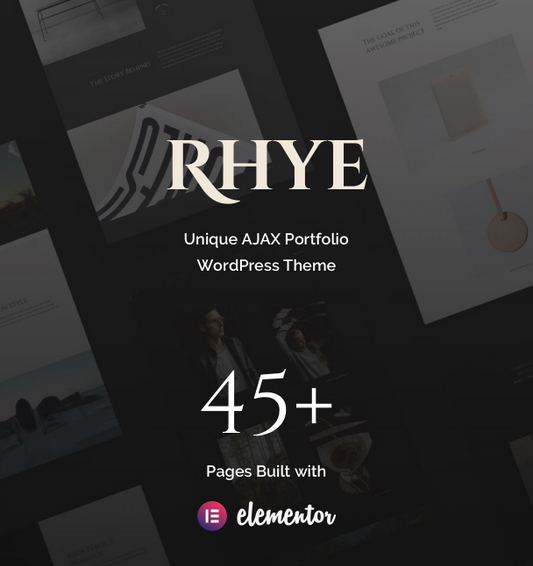 Rhye – AJAX Portfolio WordPress Theme