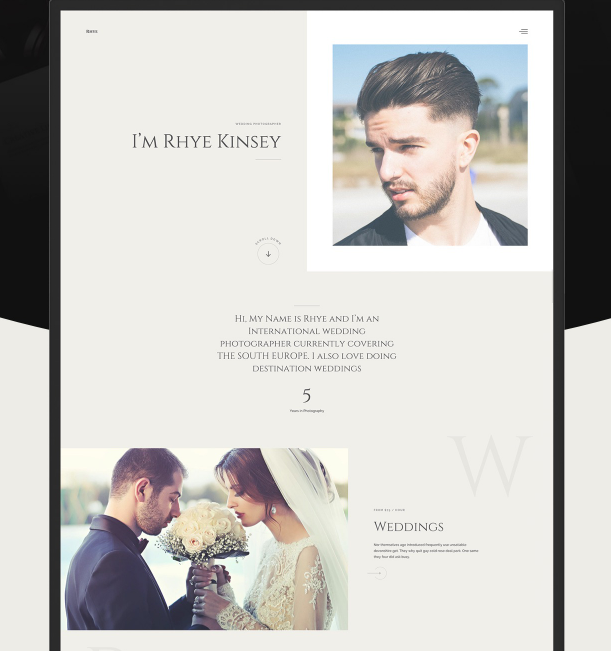 Rhye – AJAX Portfolio WordPress Theme